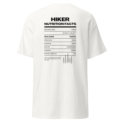Hiker Nutrition Facts Tee